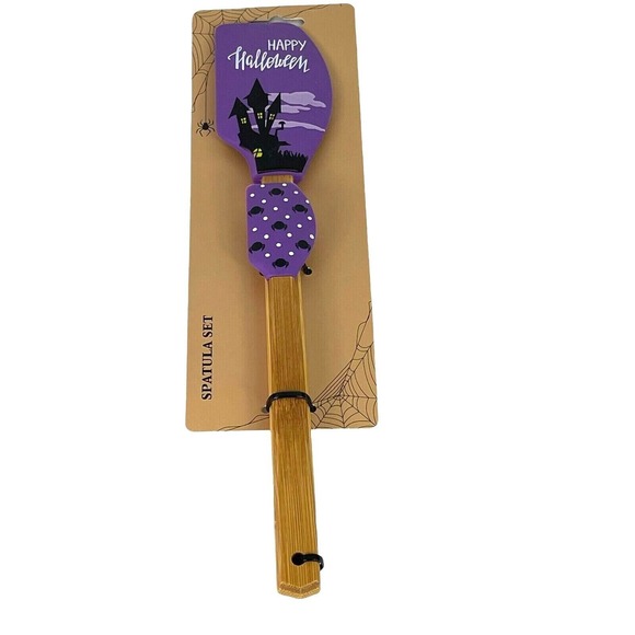 Halloween 2 Pc Baking Silicone Spatula Set Halloween Large and Mini Spatula Set - Picture 1 of 6